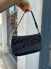 Load image into Gallery viewer, Vinage Black Signature C Demi Shoulder Bag by Coach
