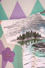 Load image into Gallery viewer, Vintage All Over Loon Nature Graphic T-Shirt Anvil Wildlife Tee
