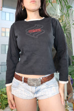 Load image into Gallery viewer, Vintage 2000s Rocawear Long Sleeve Shirt – Black with Red Logo

