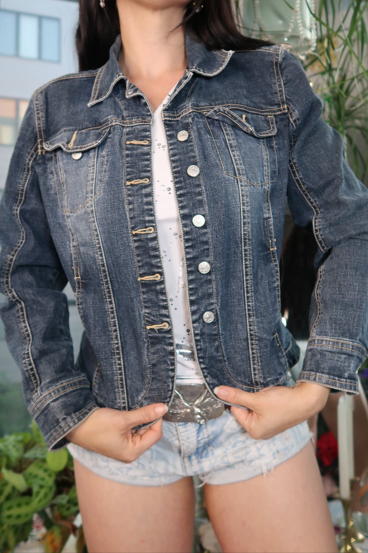Vintage 2000s Denim Jacket by A.M.I.