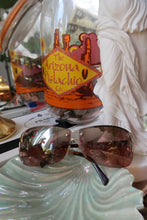 Load image into Gallery viewer, Vintage Juicy Couture Rimless Brown Reflective Sunglasses – Gold Hardware
