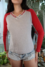 Load image into Gallery viewer, Vintage 2000s Princess Collar Long Sleeve Tee

