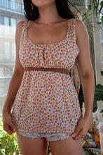 Load image into Gallery viewer, Vintage Y2K Floral Empire Waist Babydoll Top
