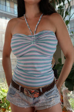 Load image into Gallery viewer, Vintage 2000s Guess Jeans Pastel Stripe Halter Tube Top
