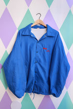 Load image into Gallery viewer, Vintage RCA USA Embroidered Blue WIndbreaker Jacket
