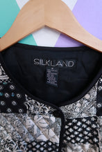 Load image into Gallery viewer, Vintage Silk Quilted Patchwork Jacket

