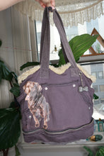 Load image into Gallery viewer, Vintage Fuzzy Nation Y2K Brown Sweatshirt Shoulder Bag with Dog Graphic
