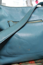 Load image into Gallery viewer, Vintage Coach 19889 Blue Leather Legacy Tassel Bag
