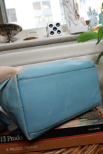 Load image into Gallery viewer, Vintage Coach 19889 Blue Leather Legacy Tassel Bag
