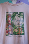 Vintage 2000s Men's pink graphic T-shirt from Elektra Vintage featuring Winter Park Sidewalk Art Festival 2006 design.