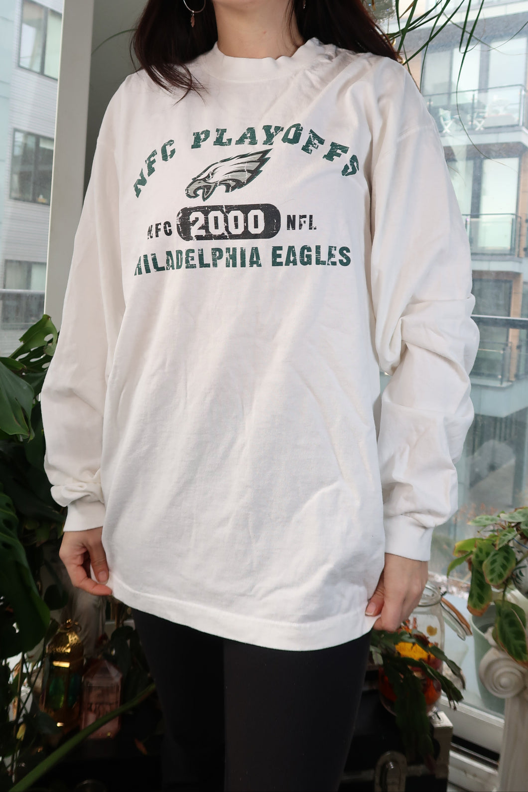 Vintage 2000 Eagles NFC Playoffs Long Sleeve Tee