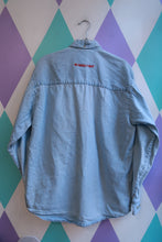 Load image into Gallery viewer, Vintage 2000s Cowboy Santa Fe Embroidered Denim Button Up Shirt Western Long Sleeve
