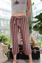 Load image into Gallery viewer, Vintage American Eagle Striped Denim Cropped Pants

