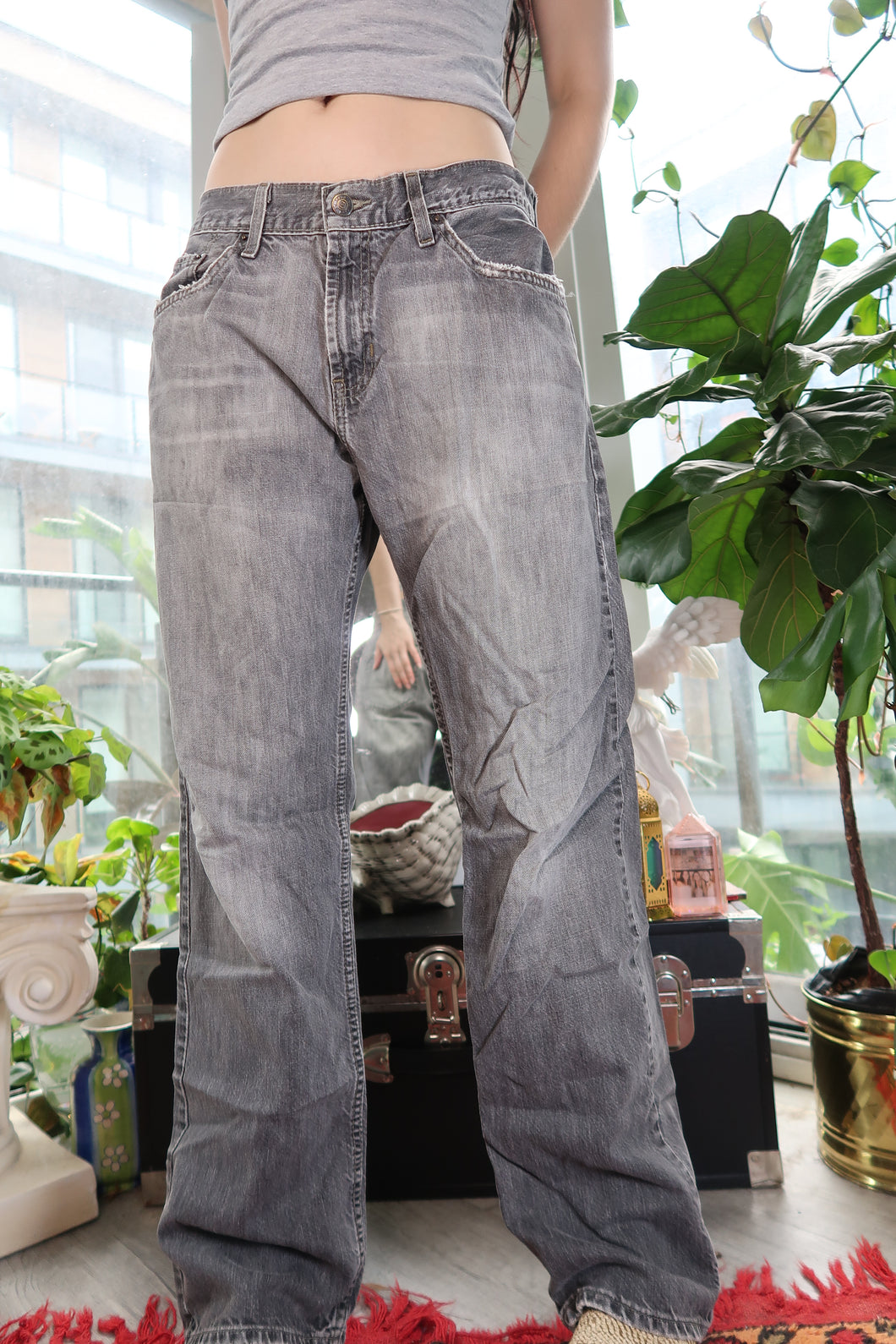 Vintage Bullhead Acid Wash Denim Jeans