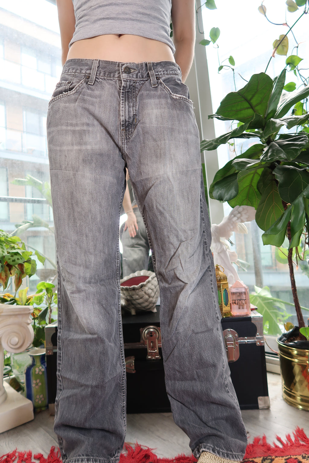 Vintage Bullhead Acid Wash Denim Jeans