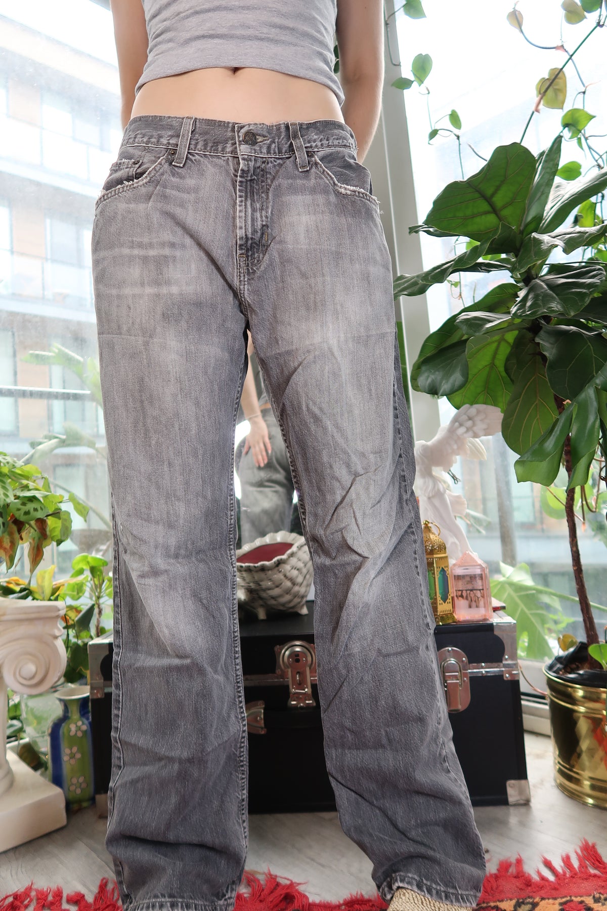 Vintage Bullhead Acid Wash Denim Jeans