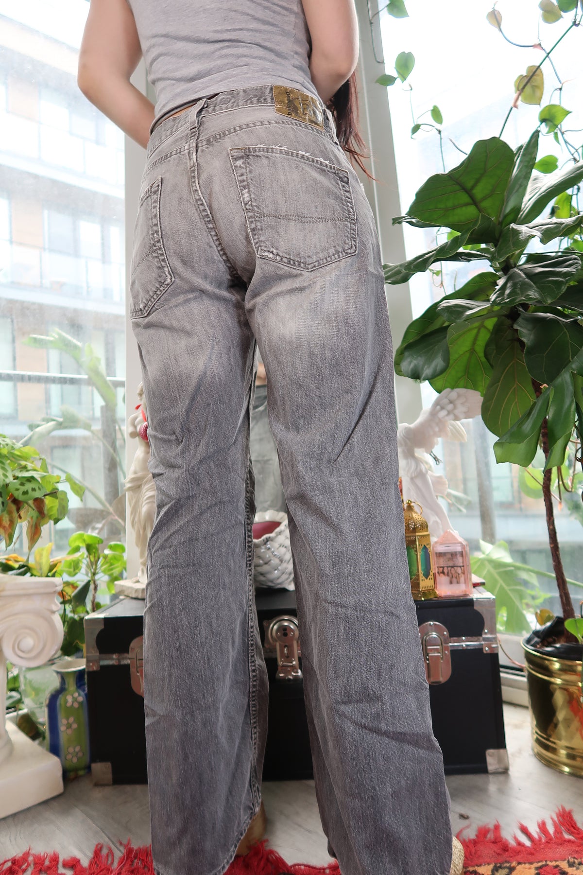 Vintage Bullhead Acid Wash Denim Jeans