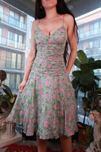 Load image into Gallery viewer, Ruched Floral Sundress - Elektra Vintage
