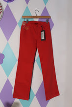 Load image into Gallery viewer, NWT Vintage Red Straight Fit Trousers by Kejo
