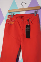 Load image into Gallery viewer, NWT Vintage Red Straight Fit Trousers by Kejo
