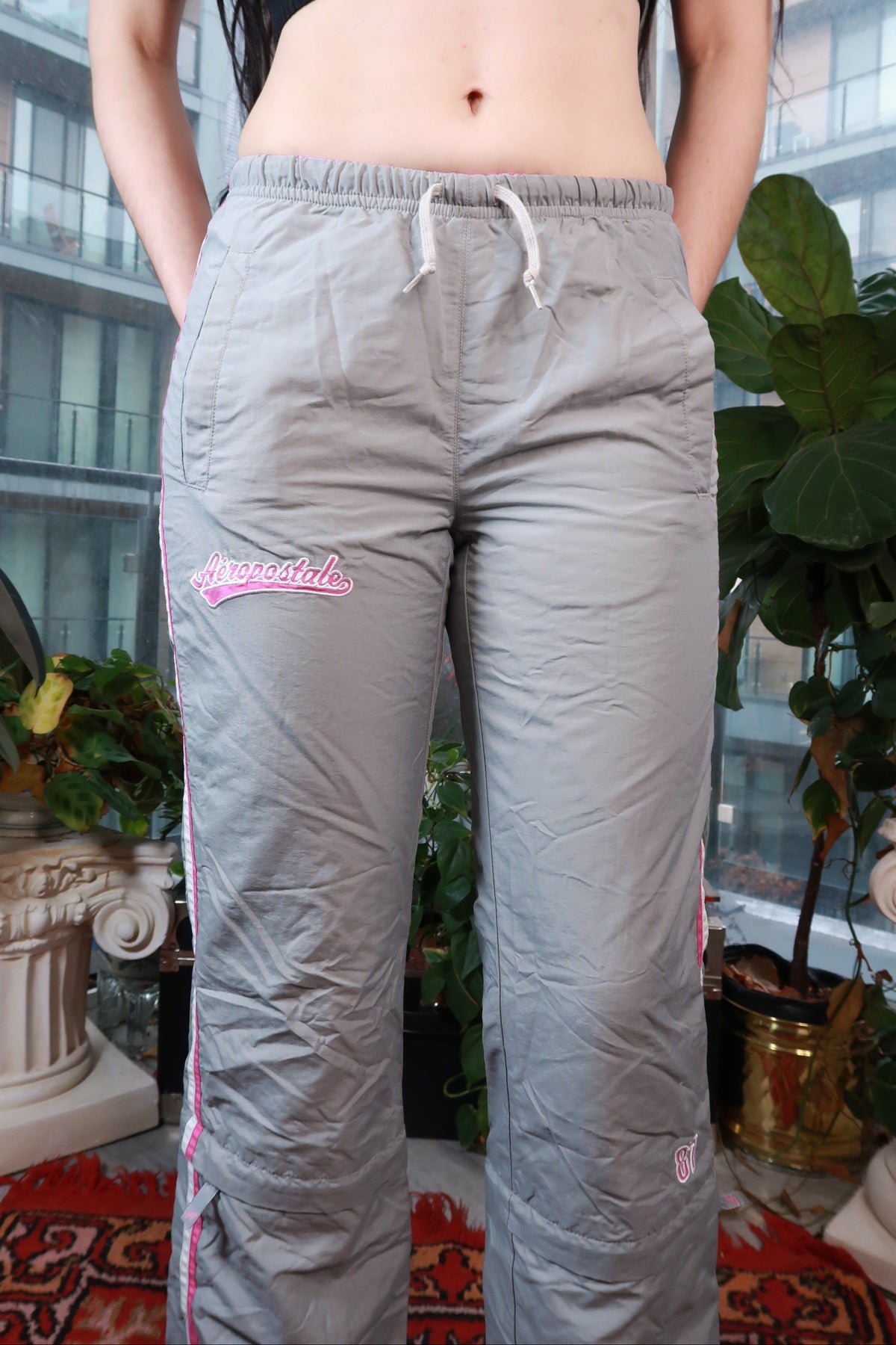 2000s Aeropostale Zip Off Trackpants - Elektra Vintage