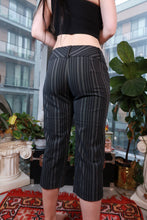 Load image into Gallery viewer, Pinstripe Low Rise Capris - Elektra Vintage
