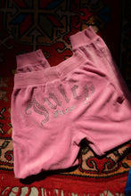 Load image into Gallery viewer, Juicy Couture Pink Velour Jogger Pants
