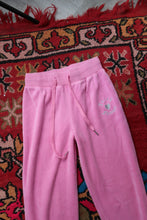Load image into Gallery viewer, Juicy Couture Pink Velour Jogger Pants
