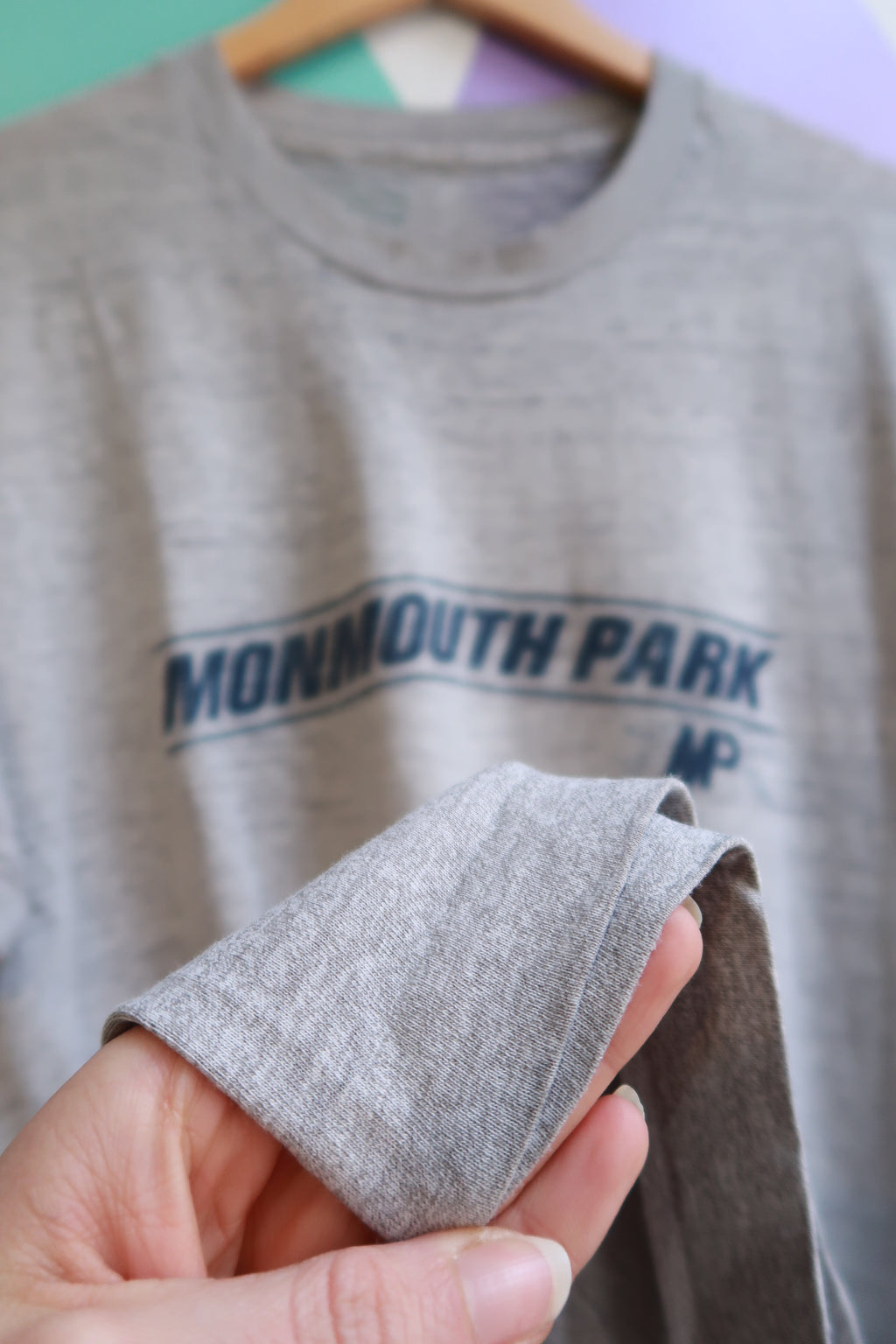 Vintage 80s Monmouth Park Single Stitch Graphic Tee - Elektra Vintage