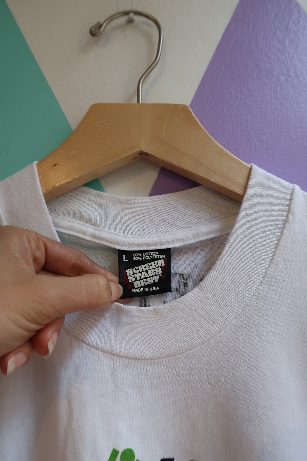 Vintage MS Bike Tour Graphic Tee – 80s/90s Style White T-Shirt