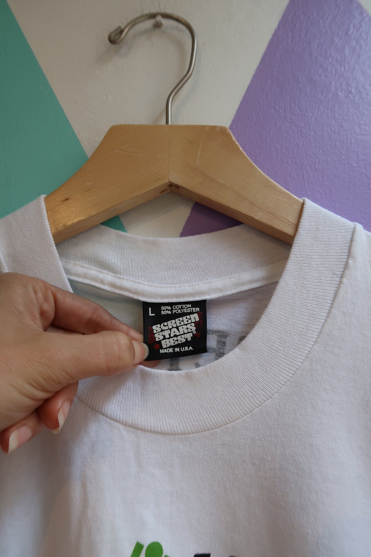 Vintage MS Bike Tour Graphic Tee – 80s/90s Style White T-Shirt