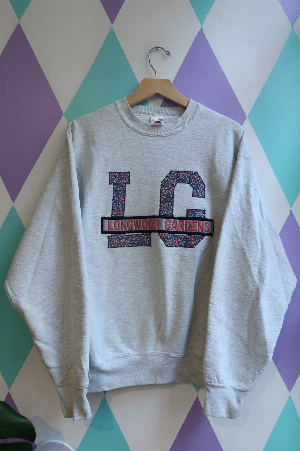 Vintage Longwood Gardens Floral Logo Sweatshirt