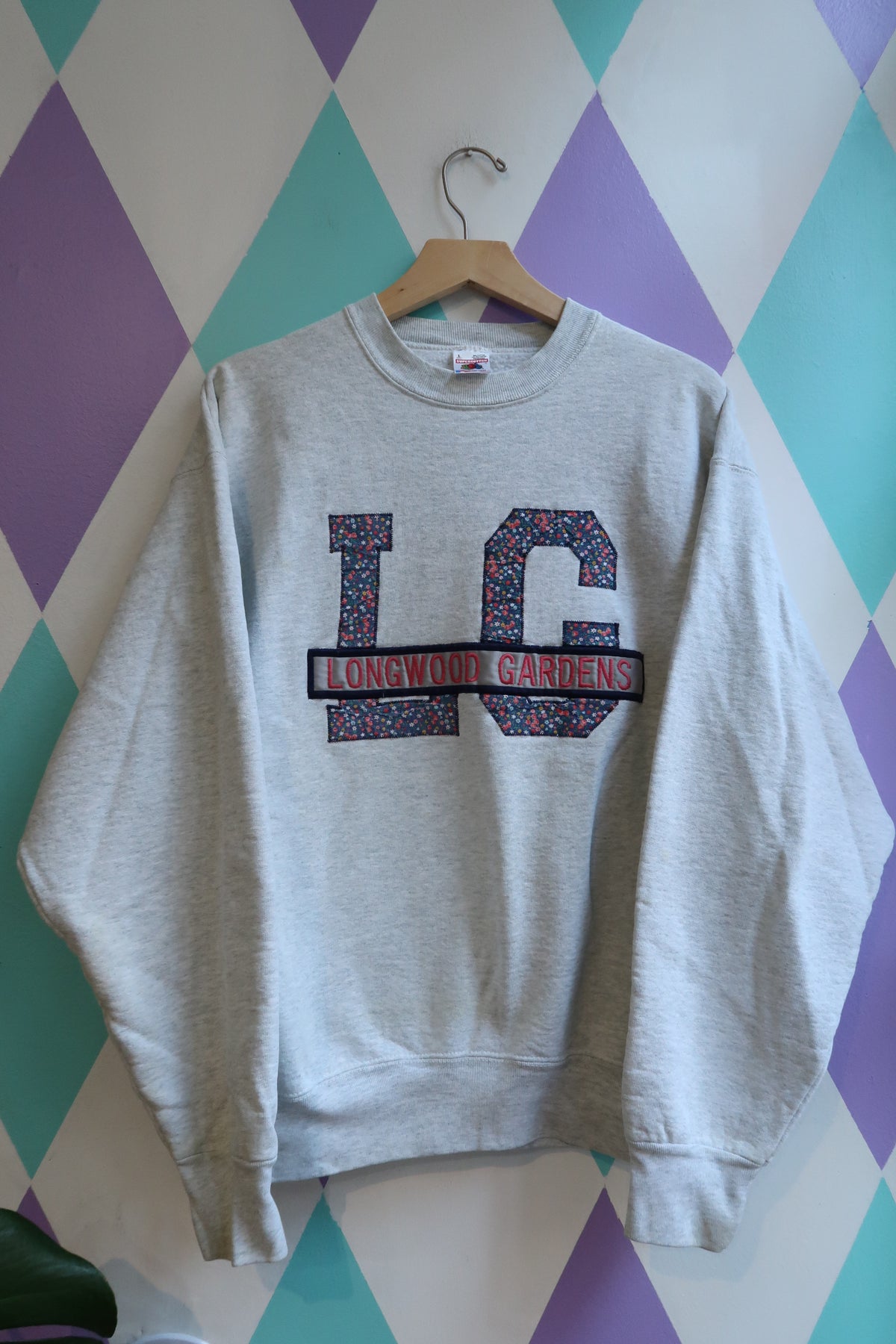 Vintage Longwood Gardens Floral Logo Sweatshirt
