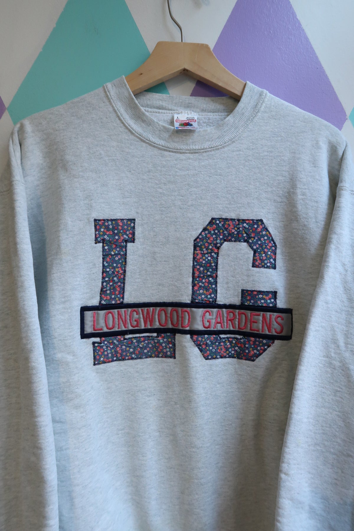 Vintage Longwood Gardens Floral Logo Sweatshirt