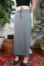 Load image into Gallery viewer, Vintage Y2K Gap Gray Drawstring Maxi Skirt
