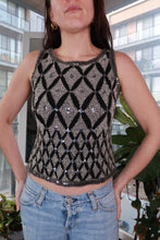 Load image into Gallery viewer, Sequin Embellished Tank - Elektra Vintage
