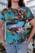 Butterfly Skyline Tee - Elektra Vintage