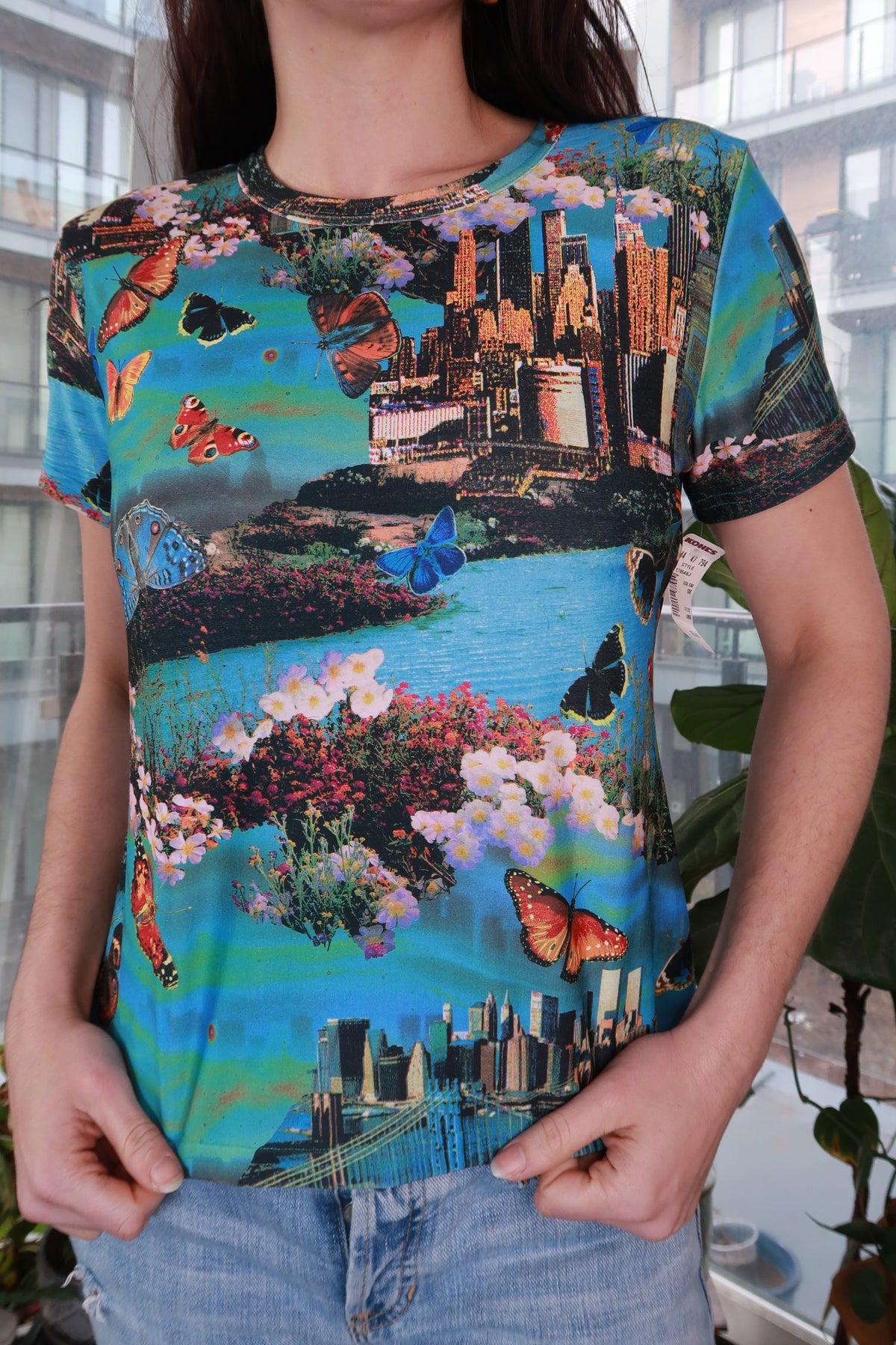 Butterfly Skyline Tee - Elektra Vintage