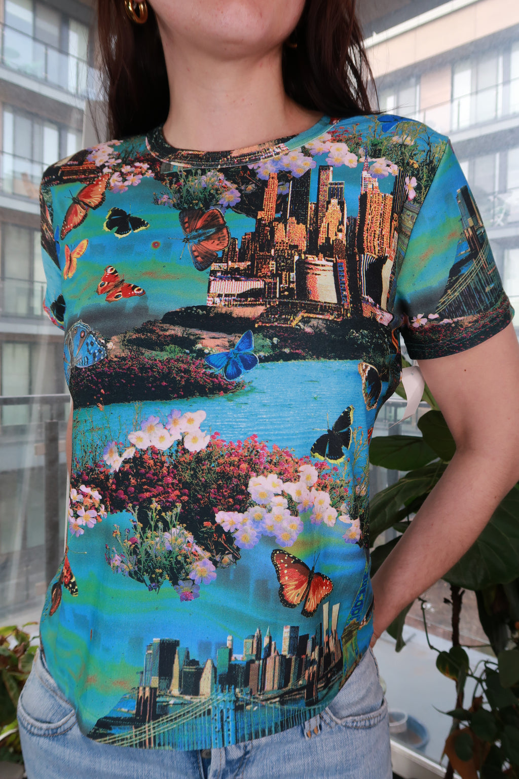 Butterfly Skyline Tee - Elektra Vintage