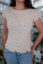 Load image into Gallery viewer, Knit Sweater Tee - Elektra Vintage
