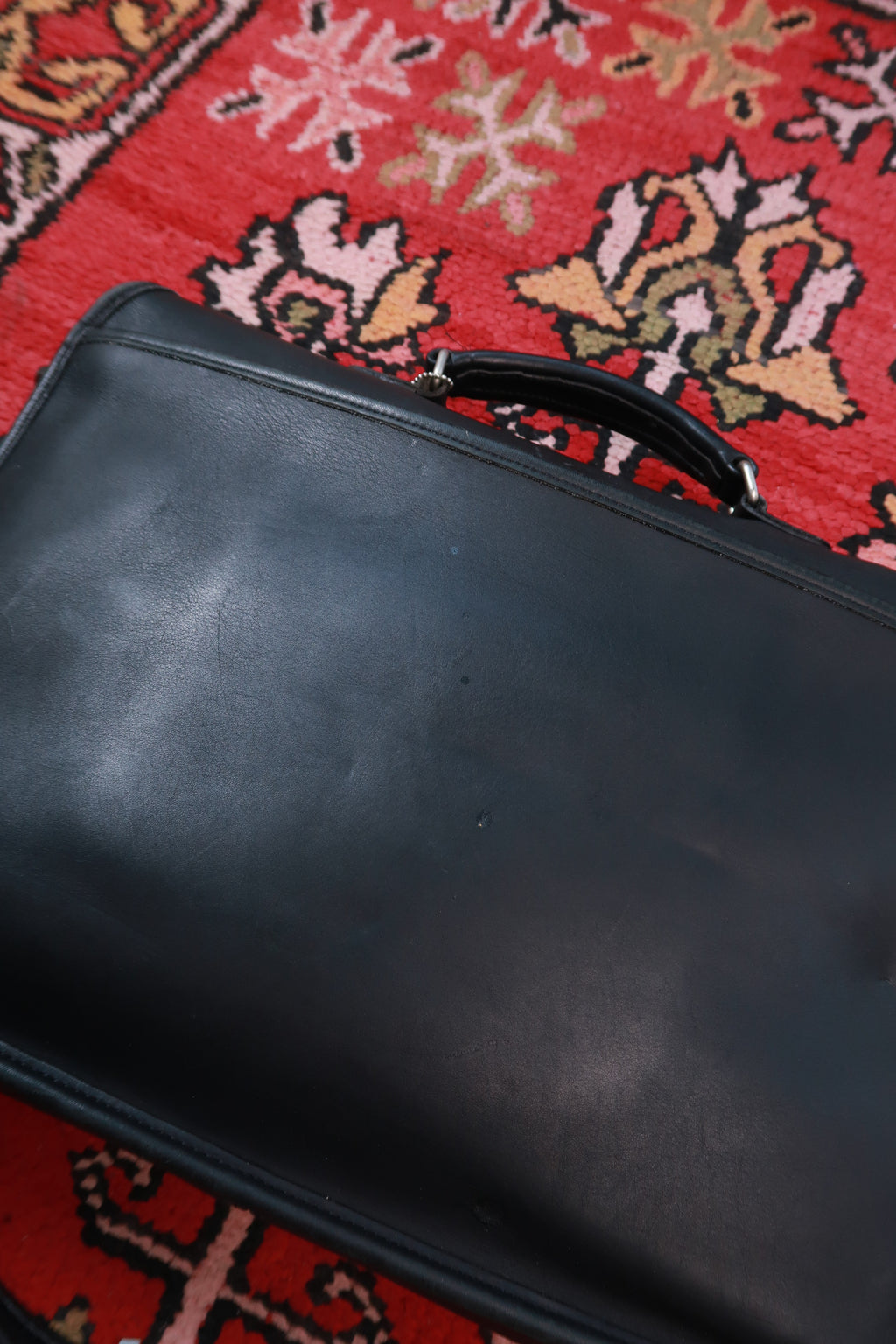 Vintage Coach Metropolitan leather shoulder messenger bag by Elektra Vintage, featuring classic design and structured shape.