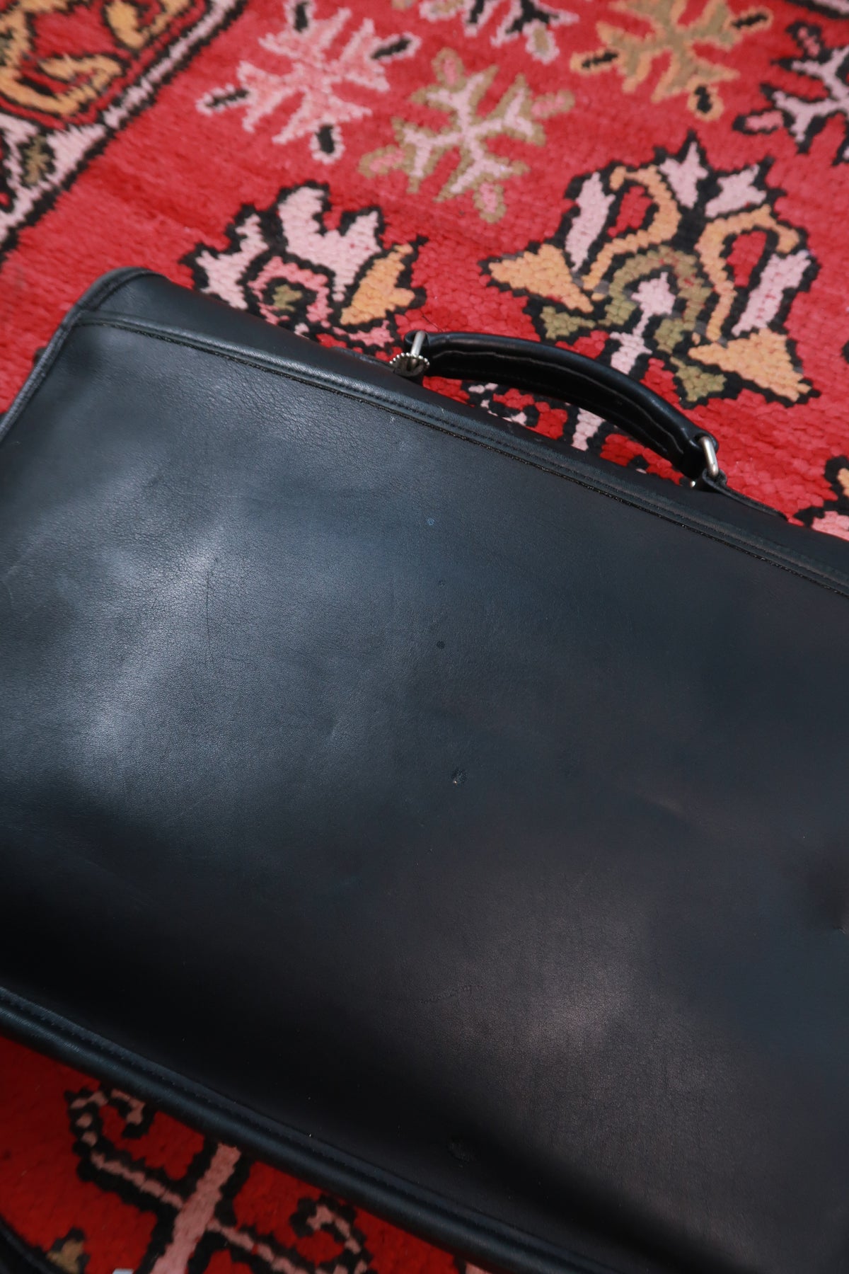 Vintage Coach Metropolitan leather shoulder messenger bag by Elektra Vintage, featuring classic design and structured shape.