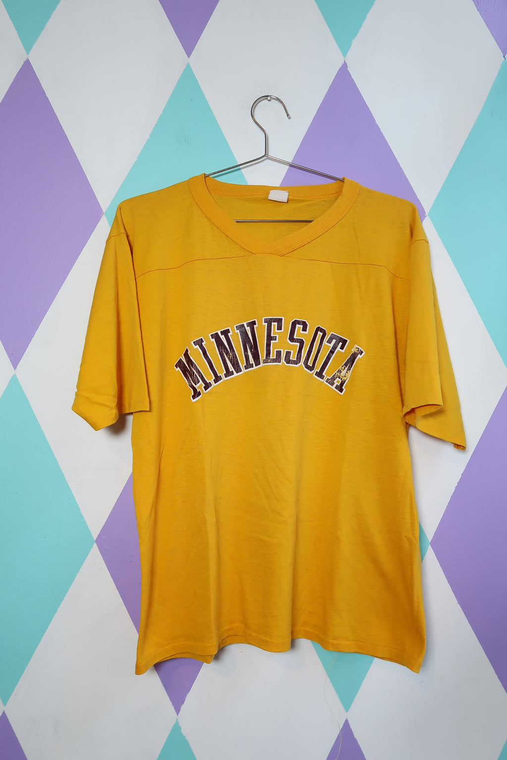 Vintage Minnesota Golden Yellow Varsity Tee