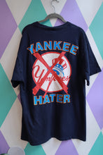Load image into Gallery viewer, Vintage 2000s New York Yankees Yankee Hater Navy Graphic T-Shirt MLB Baseball Tee
