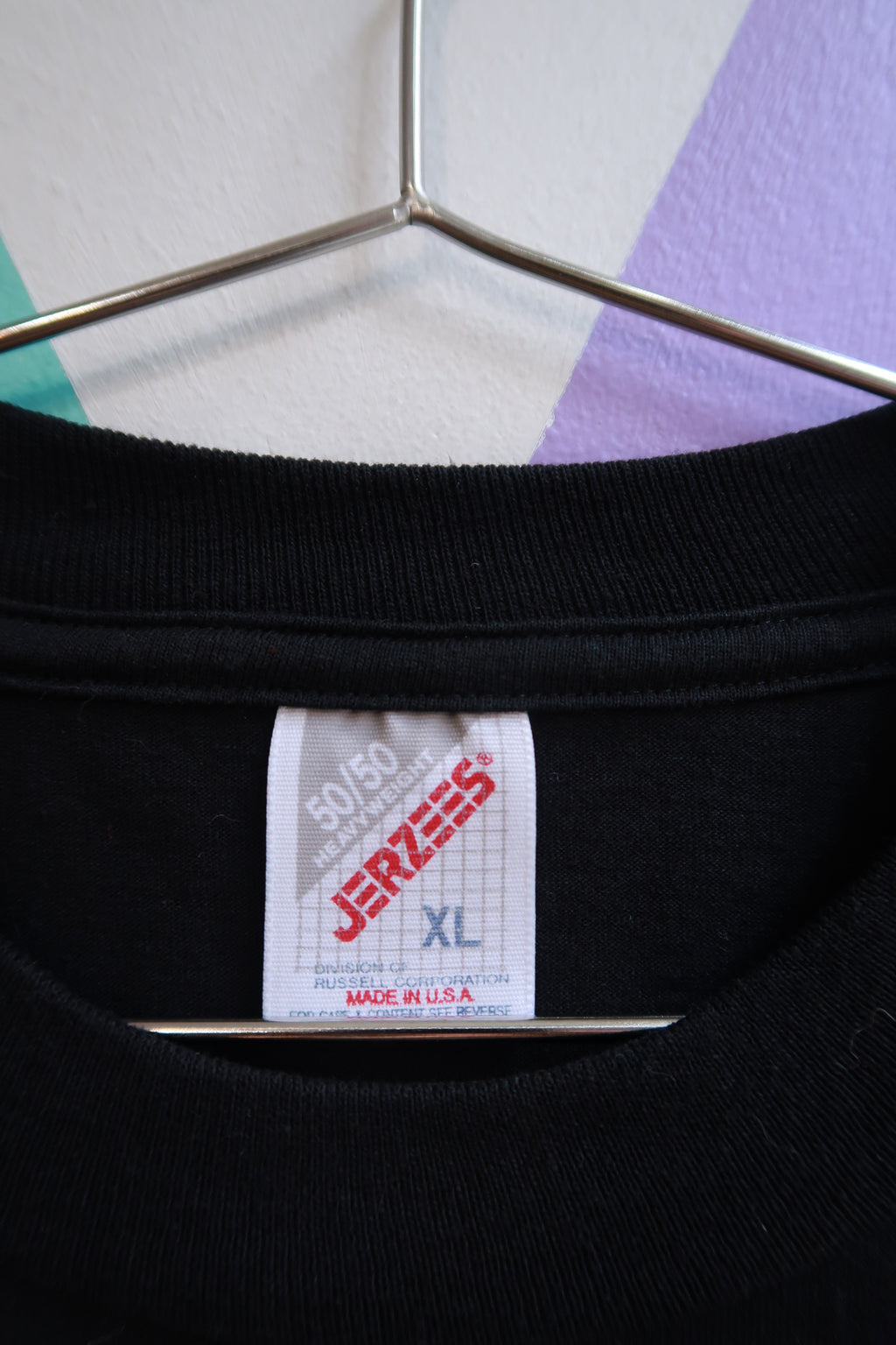 Vintage 1994 NOT! Black Graphic T-Shirt Single Sided 90s Statement Tee