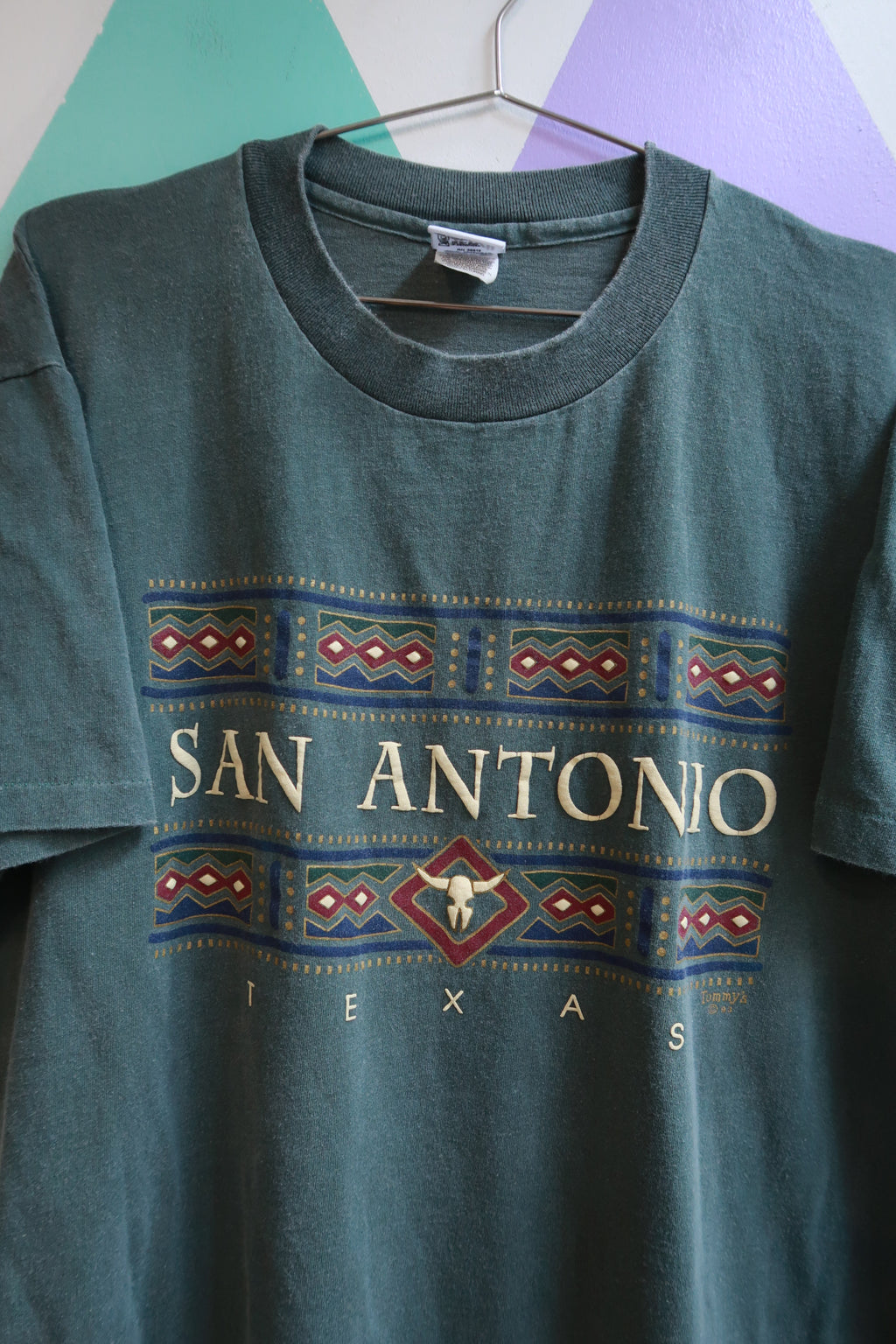 Vintage 90s San Antonio Texas Single Stitch Graphic T-Shirt Southwestern Souvenir Tee