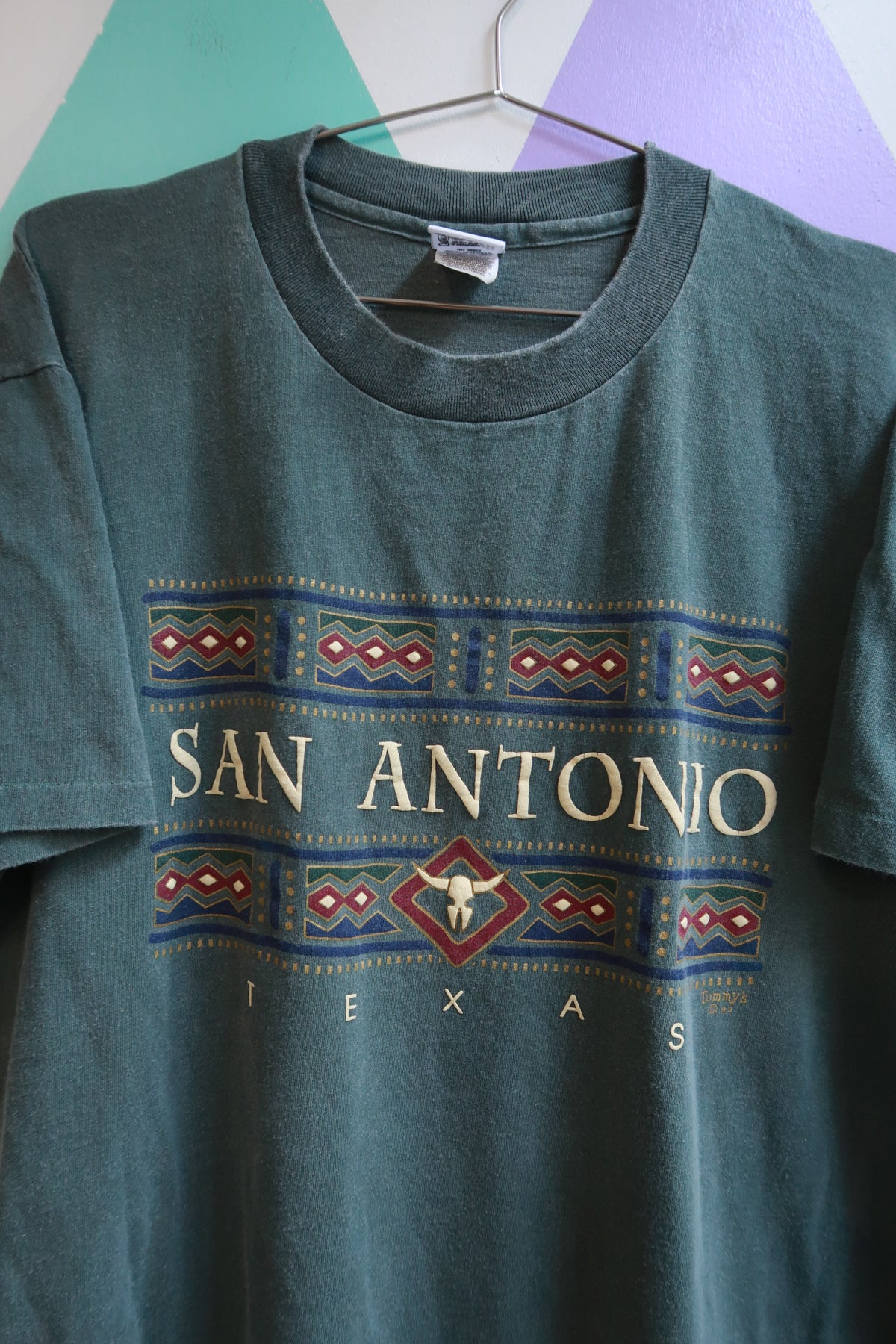 Vintage 90s San Antonio Texas Single Stitch Graphic T-Shirt Southwestern Souvenir Tee