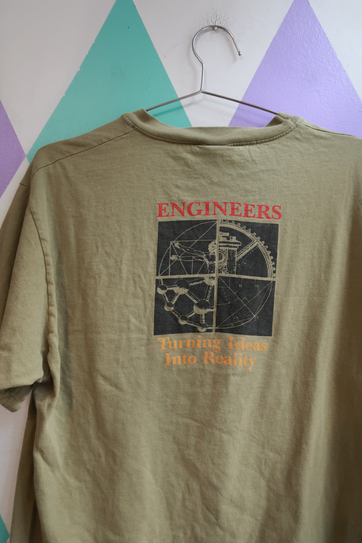 Vintage 1999 National Engineers Week Graphic T-Shirt Engineering Science Tech Tee