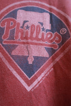 Load image into Gallery viewer, Vintage 2000s Philadelphia Phillies Faded Red Graphic T-Shirt MLB Baseball Tee
