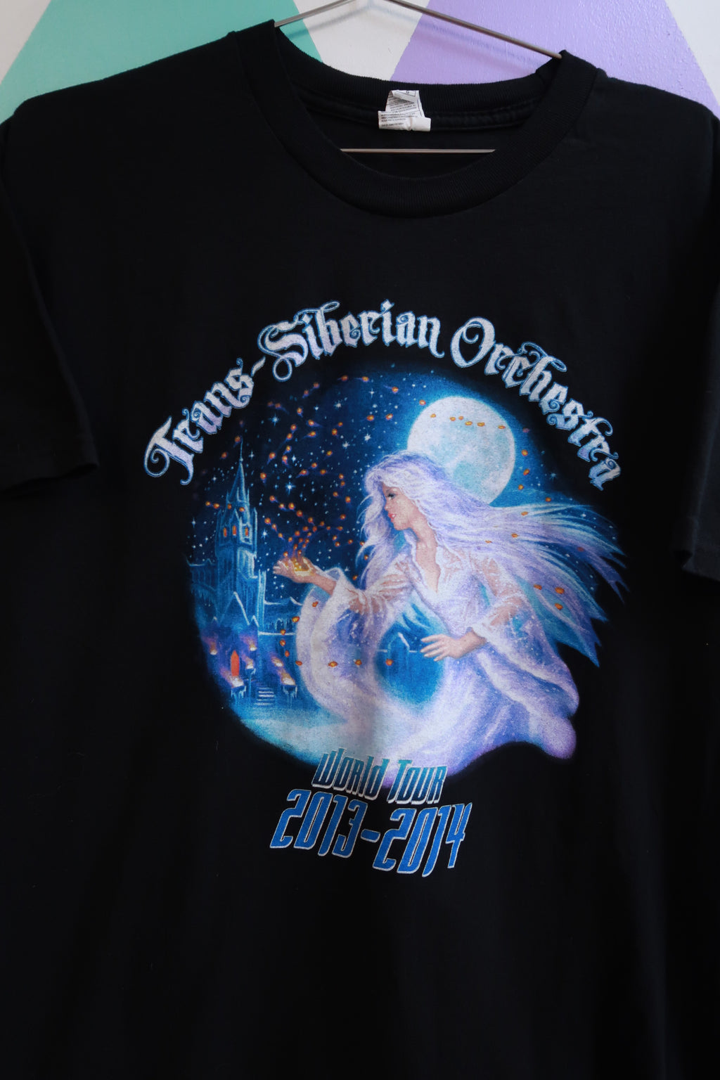 Trans-Siberian Orchestra 2013–2014 World Tour Fairy Graphic Black Concert T-Shirt